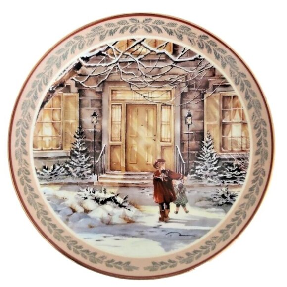 Trisha Romance "Harrop Homestead" Framed Collector Plate No. 2658 - Picture 2 of 5